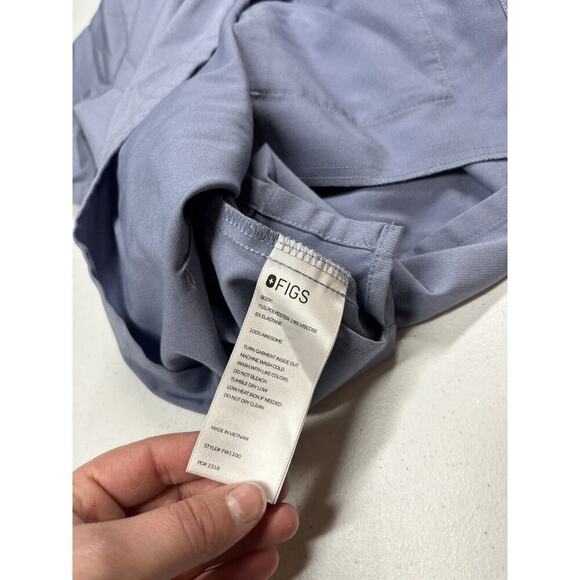 Figs Techincal Collection V-Neck Short Sleeve Scrub Top Womens XL - Picture 6 of 6